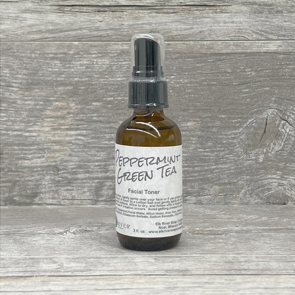 Peppermint Green Tea Facial Toner Elk River Soap Company
