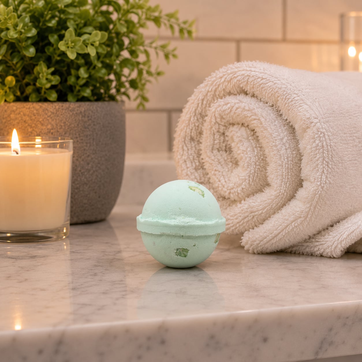 Cocoa Butter-Infused Mini Bath Bombs | Handmade Luxury Bath Bombs