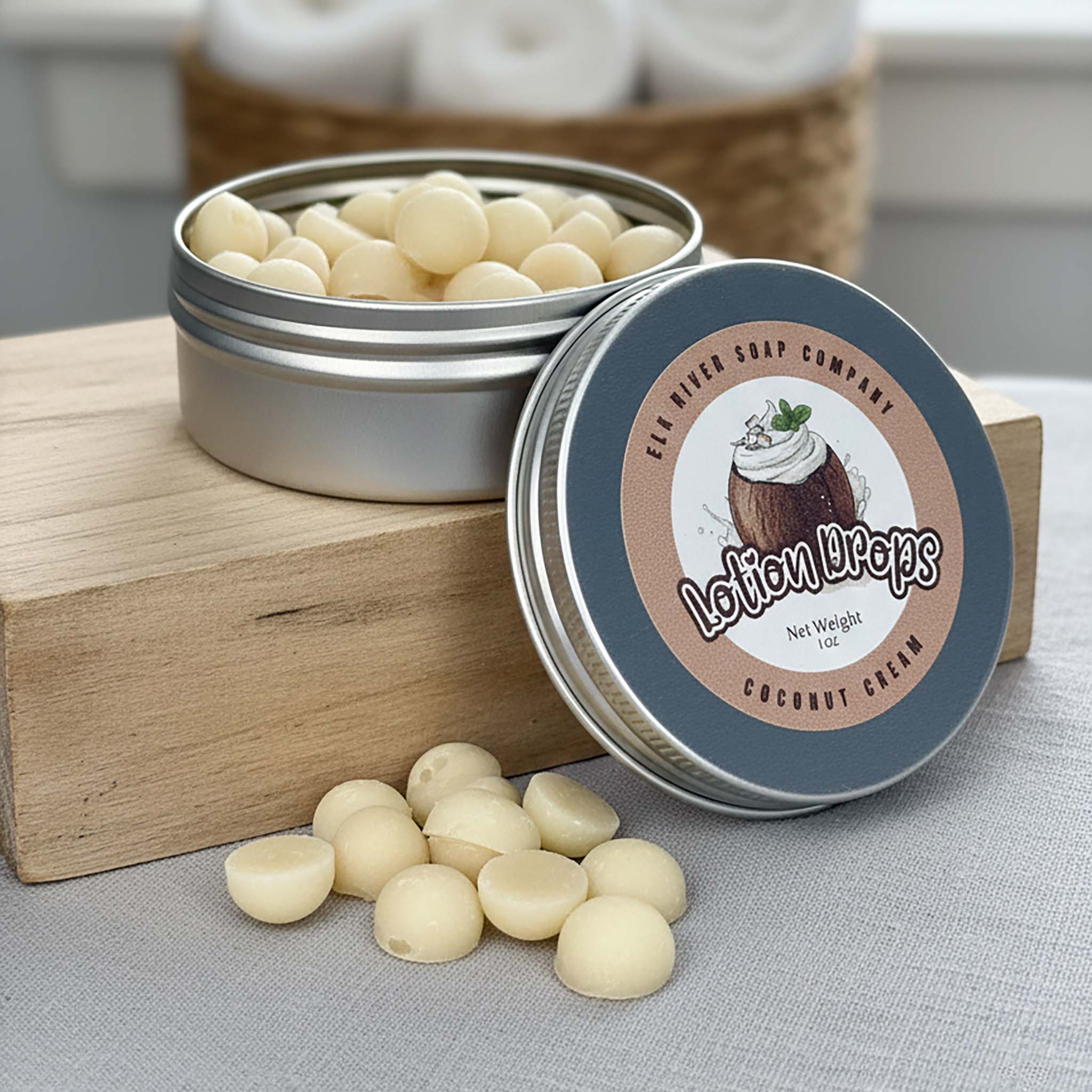 Lotion Drops: Solid Lotion Bar Minis with Shea & Cocoa Butters