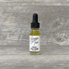 dropper bottle of green tea facial serum